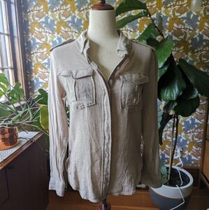 Reiss Utility Button-Up